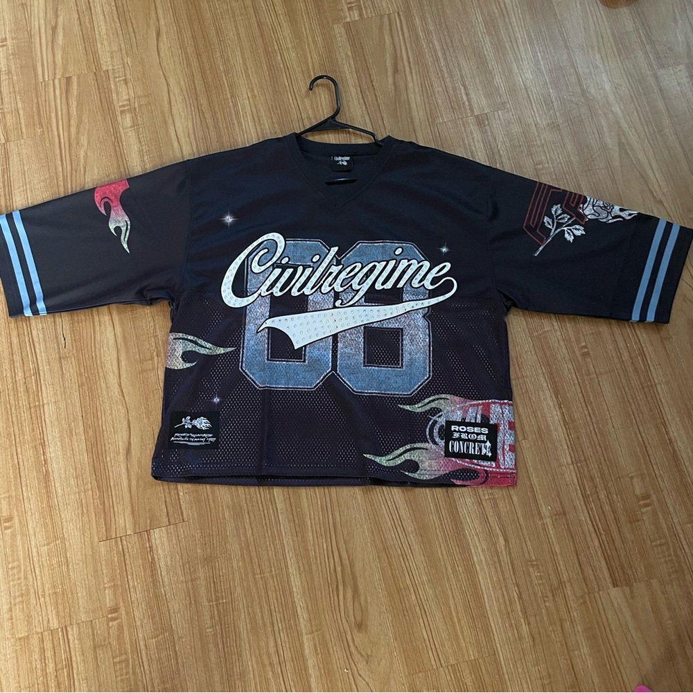 Civil Regime Men's Oversized Black Jersey